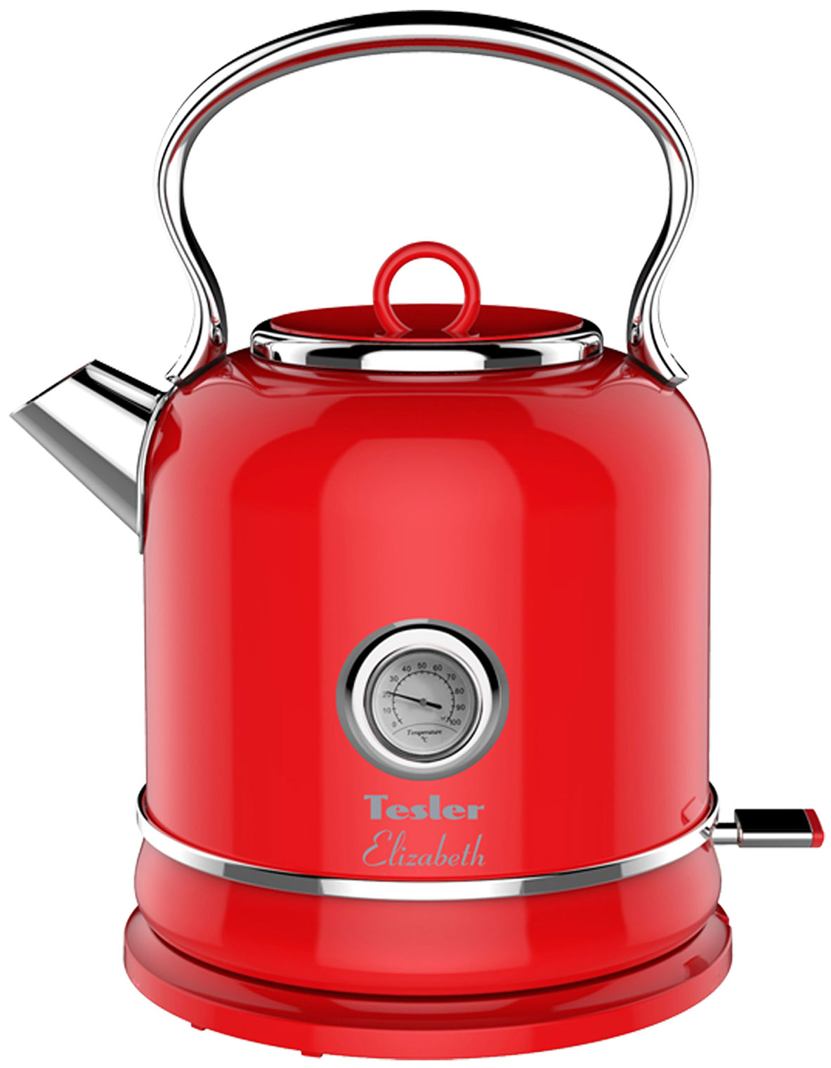 Чайник электрический TESLER KT-1745 RED чайник tesler kt 1755 голубой 1 7л 2000 вт металл