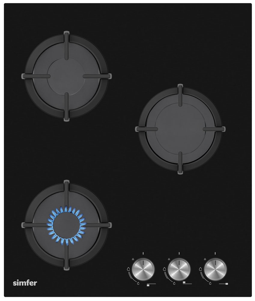 Встраиваемая газовая варочная панель Simfer H45N30B416 Встраиваемая газовая варочная панель Simfer H45N30B416