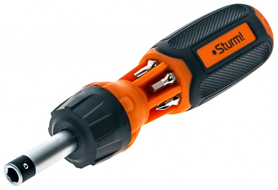 Изображение товара Отвертка трещоточная 7 в 1 Sturm! 1040-08-SS9