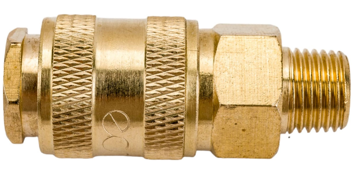 Изображение товара Соединение быстросъемное Eco МАМА х наружная резьба 1/4, латунь (AB-F/MT14)