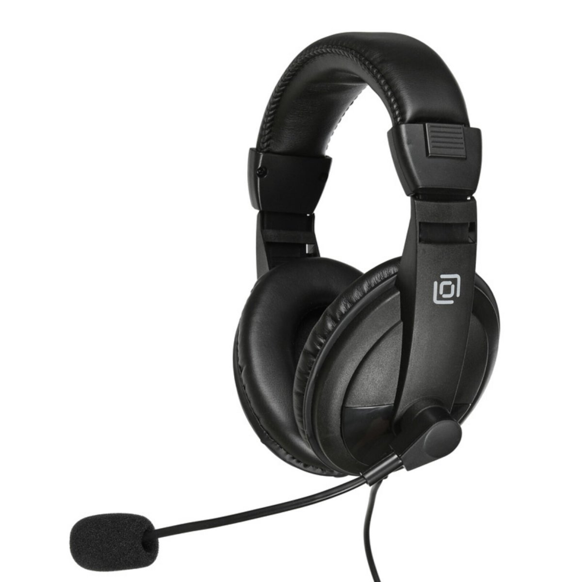 Изображение товара Наушники с микрофоном Oklick HS-M137V черные проводные закрытые 1.8м