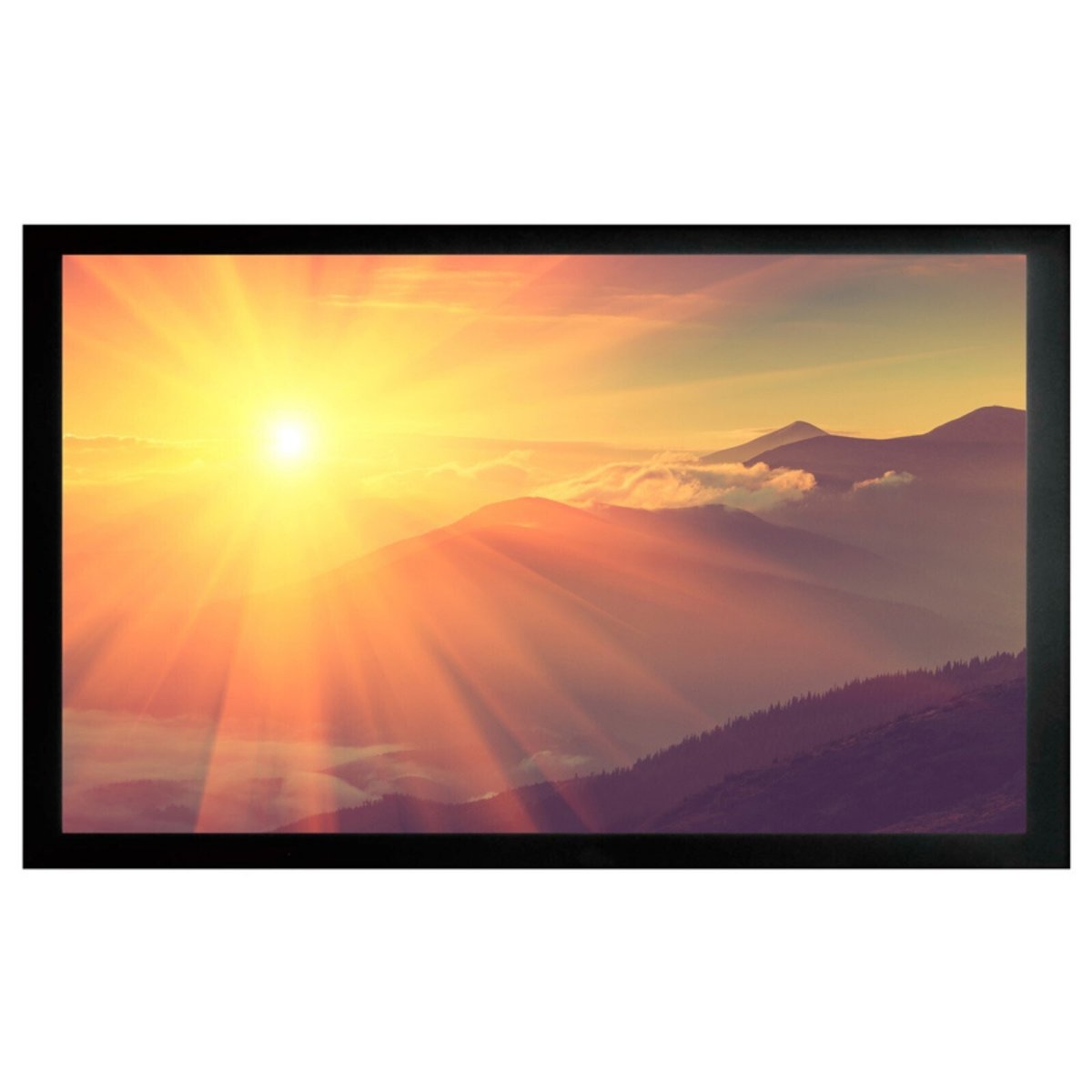 Изображение товара Экран на раме Cactus CS-PSFRE-280X158 16:9 настенный натяжной