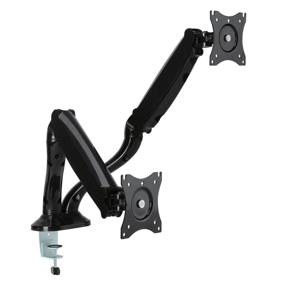 Изображение товара Кронштейн для мониторов Arm media 10159 Media LCD-T22 черный 15-32 макс.14кг настольный поворот и наклон верт.перемещ.