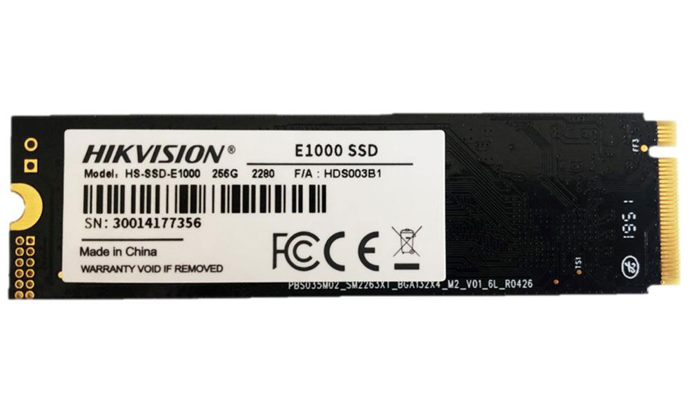 Накопитель SSD Hikvision M.2 E1000 256 Гб PCIe HS-SSD-E1000/256G Накопитель SSD Hikvision M.2 E1000 256 Гб PCIe HS-SSD-E1000/256G