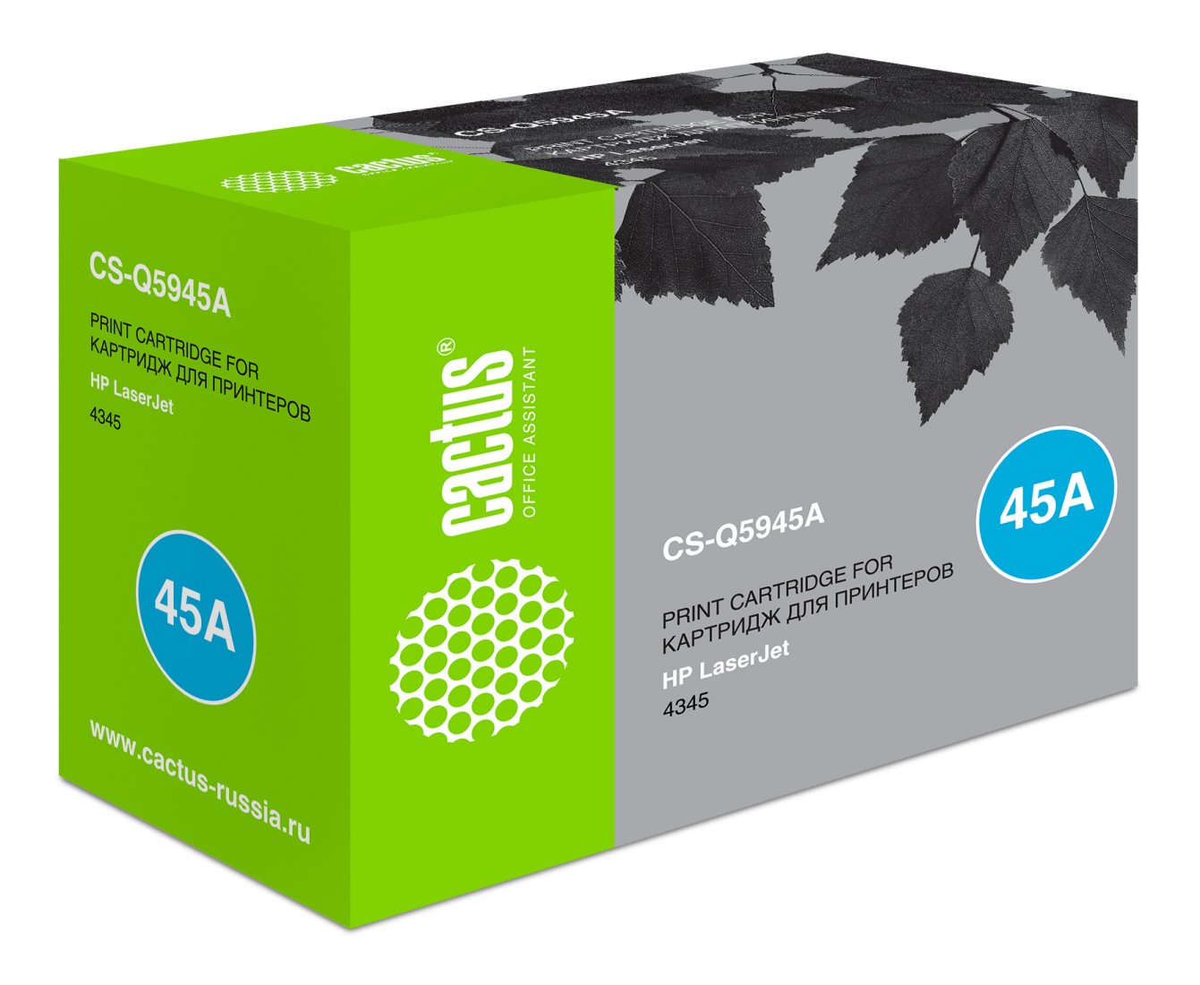 Изображение товара Картридж лазерный Cactus CS-Q5945A черный для HP LJ 4345