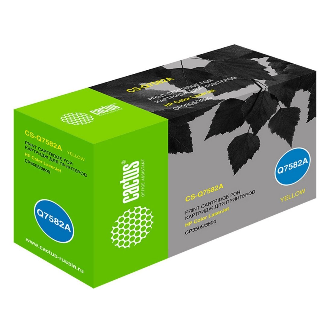 Изображение товара Картридж лазерный Cactus CS-Q7582A желтый для HP LJ CP3505/3800