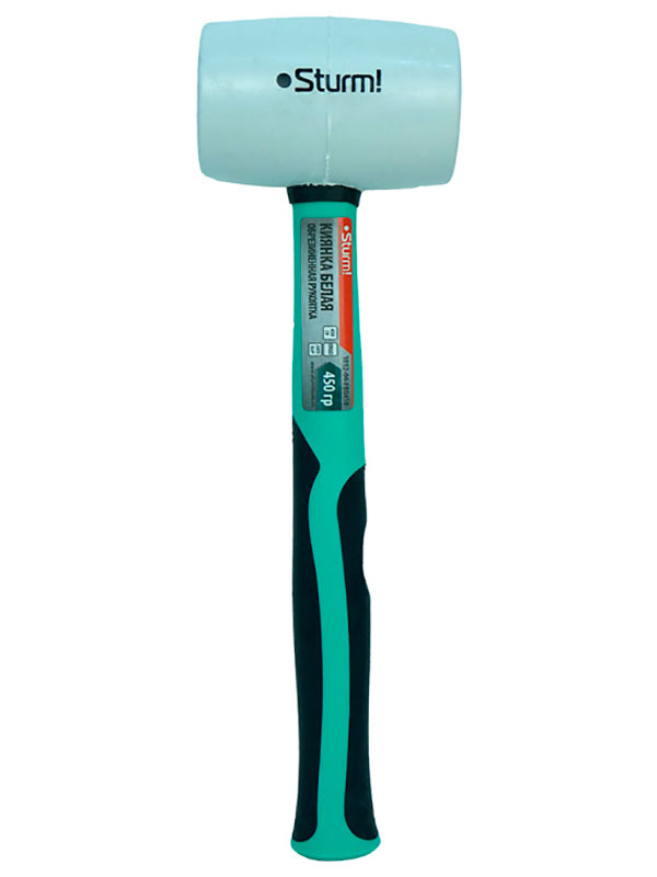 

Киянка Sturm! 1012-04-FB0450 (450 г. бел. резиновый боек, обрезин. рукоятка)