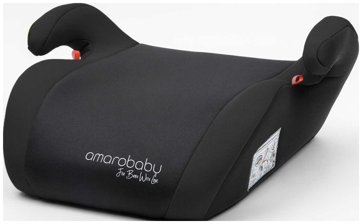 Изображение товара Детское автокресло бустер Amarobaby Enjoy группа III для детей 6-12 лет Черный