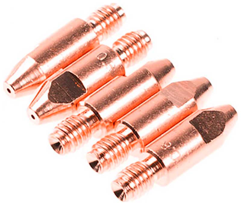 Изображение товара Трубка контактная Solaris Ф 0.8 мм, M6х28 мм, E-Cu (WA-3483) 5 шт