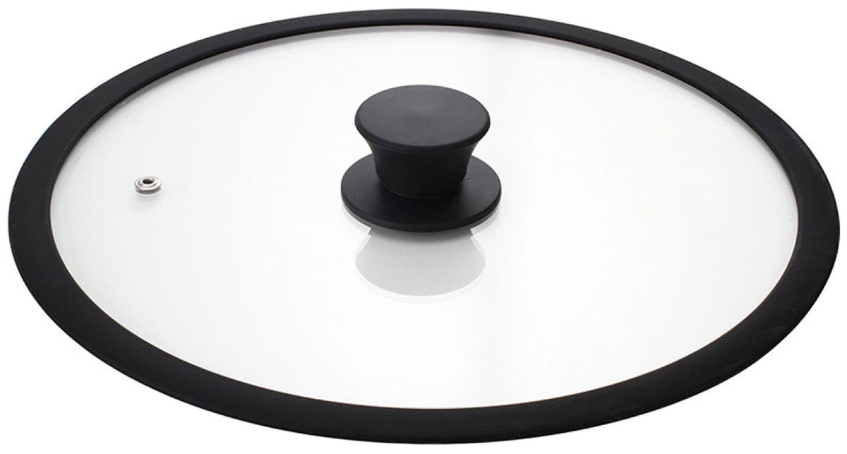 Изображение товара Крышка стеклянная Mallony CAPPELLO-C, 24 см, C-type с силиконовым ободком (003661)