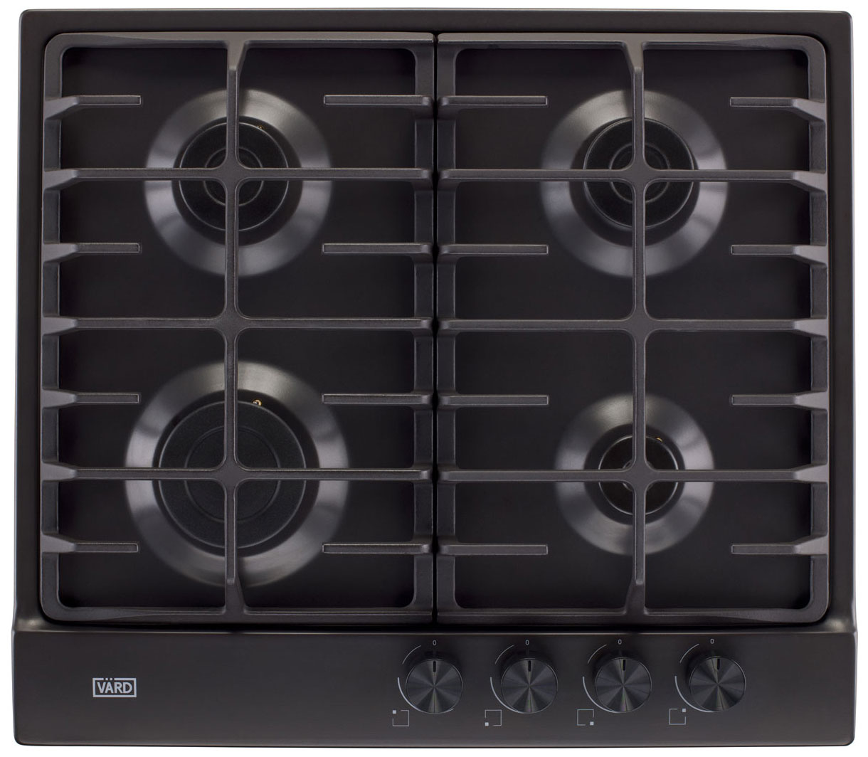 

Газовая варочная панель Vard VHG6424K, Черный