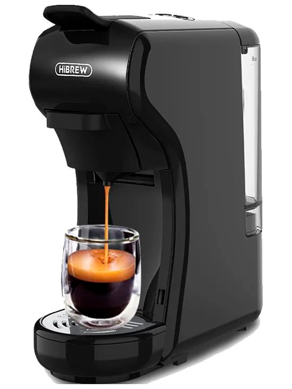 Изображение товара Кофемашина капсульная Hibrew H1A, черная (ST-504)
