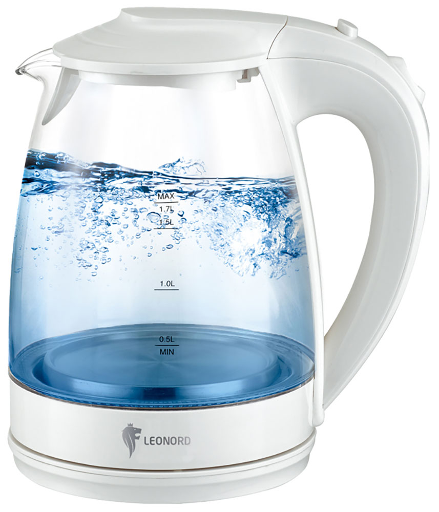 Изображение товара Чайник электрический Leonord LE-1514, 1.7 л, белый (107167)
