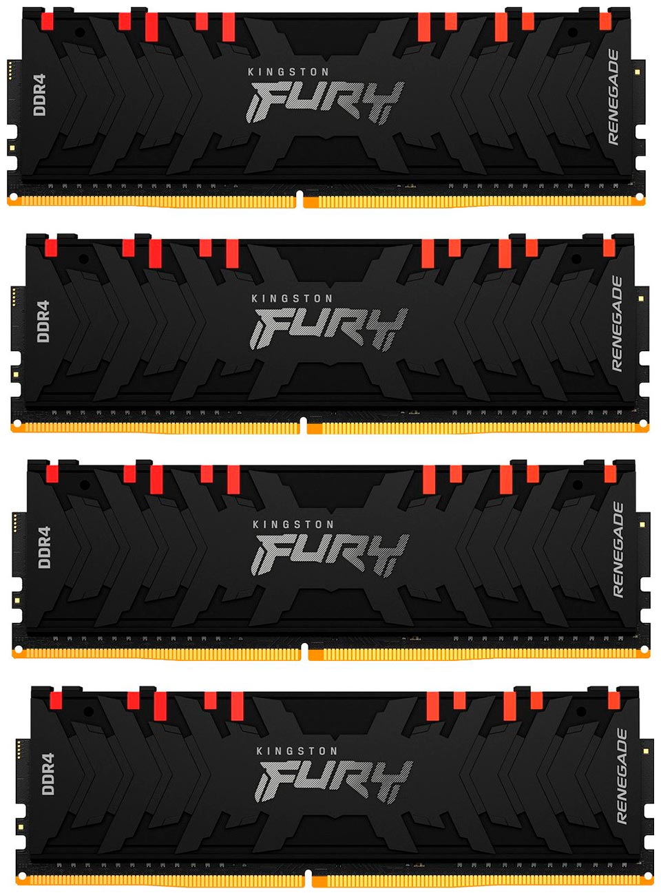 Изображение товара Оперативная память Kingston DDR4 32Gb (4x8Gb) 3600MHz FURY Renegade RGB (KF436C16RBAK4/32)