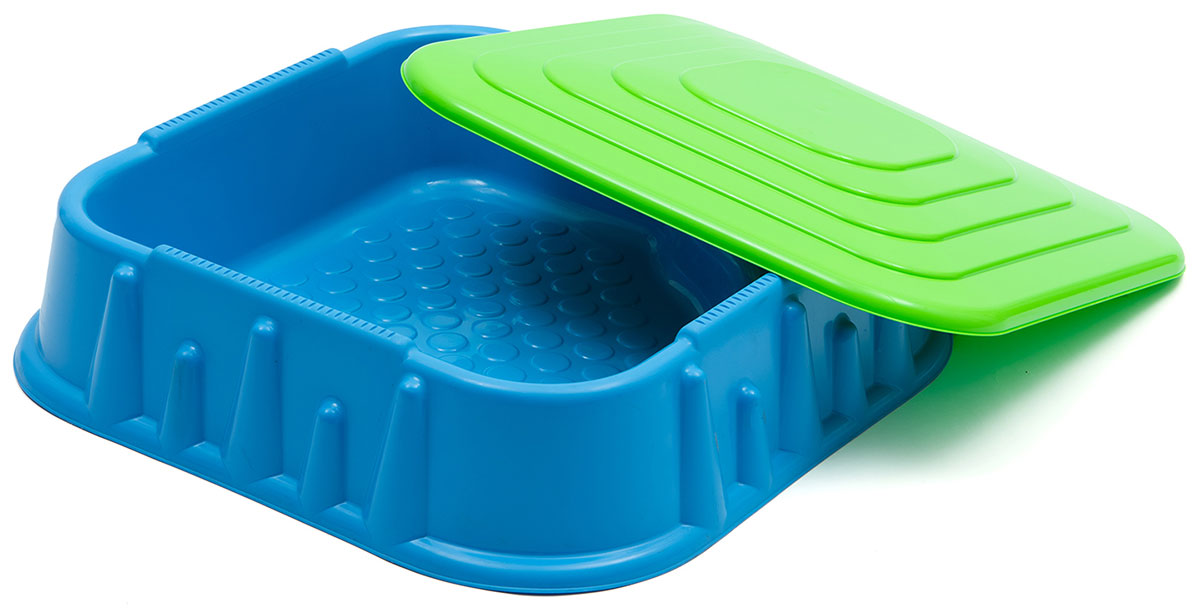 Изображение товара Песочница с крышкой ZebraToys Квадратная (19-0012)