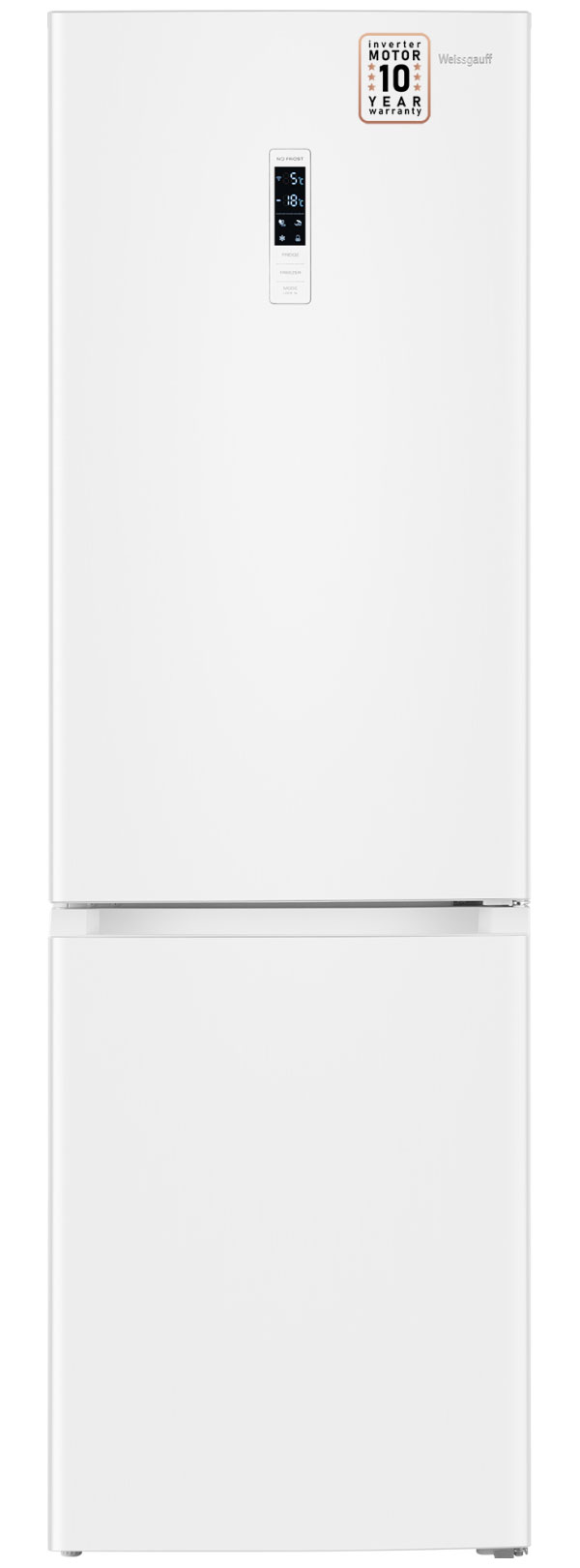 

Двухкамерный холодильник Weissgauff WRK 2000 Total NoFrost Inverter White, Белый