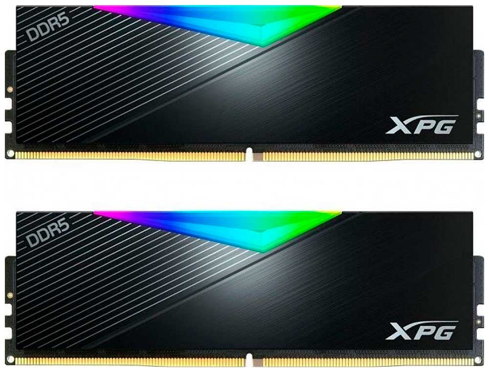 Изображение товара Оперативная память Adata DDR5 64GB (2x32GB) 6000MHz XPG Lancer RGB (AX5U6000C3032G-DCLARBK)