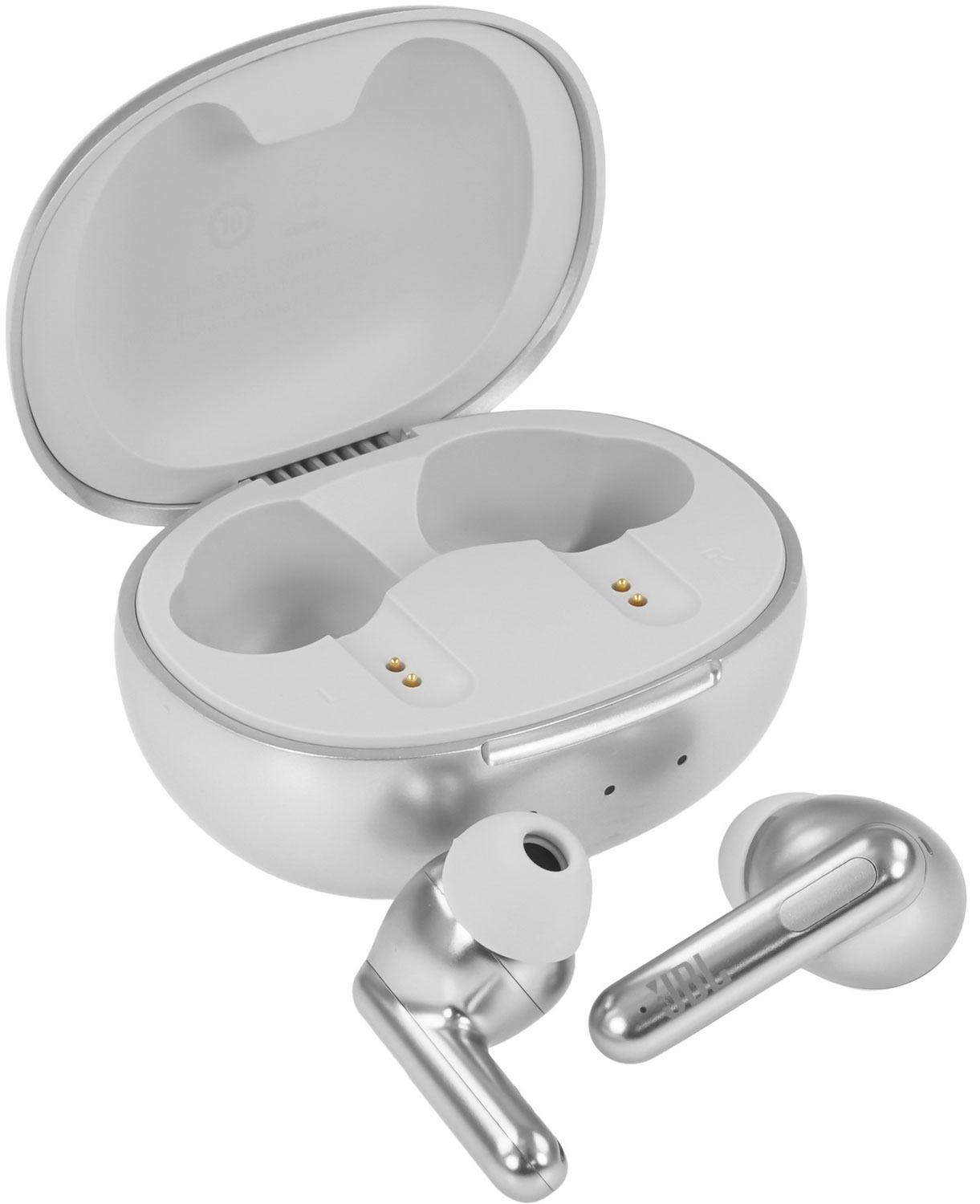 Изображение товара Беспроводные вставные наушники JBL T280 TWS NC2 серебро с микрофоном