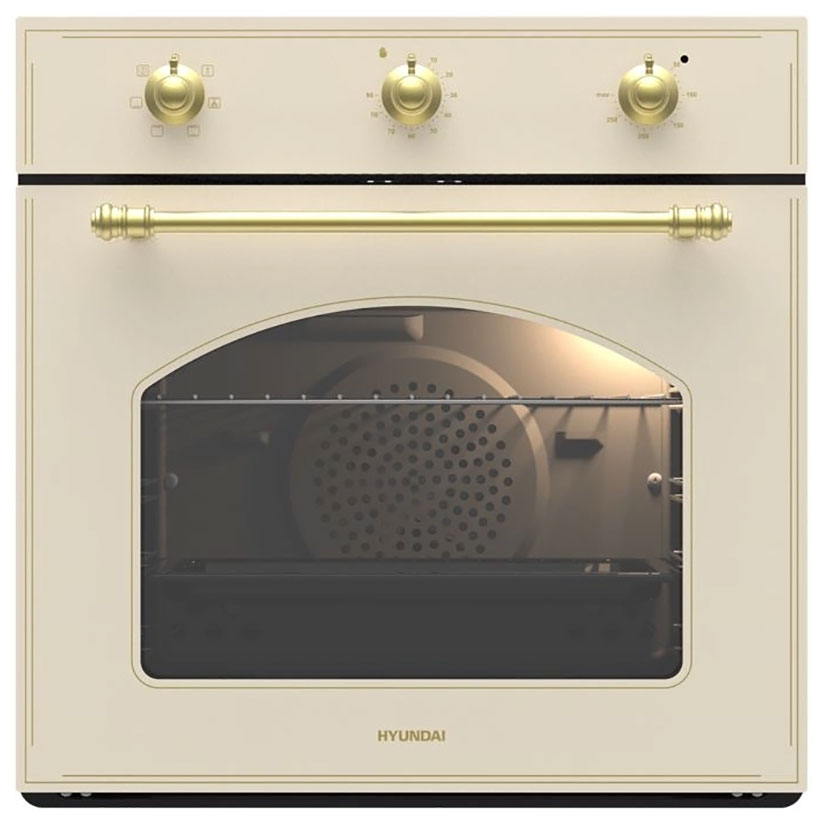 Изображение товара Электрический духовой шкаф Hyundai HEO 6634 BE стекло бежевое с конвекцией