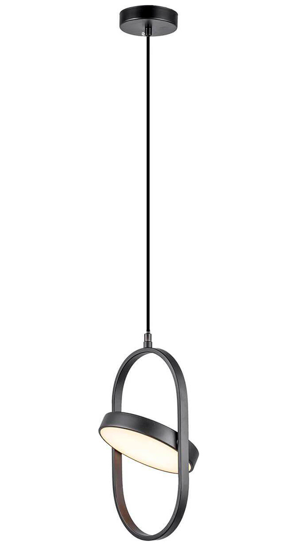 Изображение товара Подвесной светодиодный светильник Lussole Aberdeen LSP-8223 стиль современный для прихожей черный