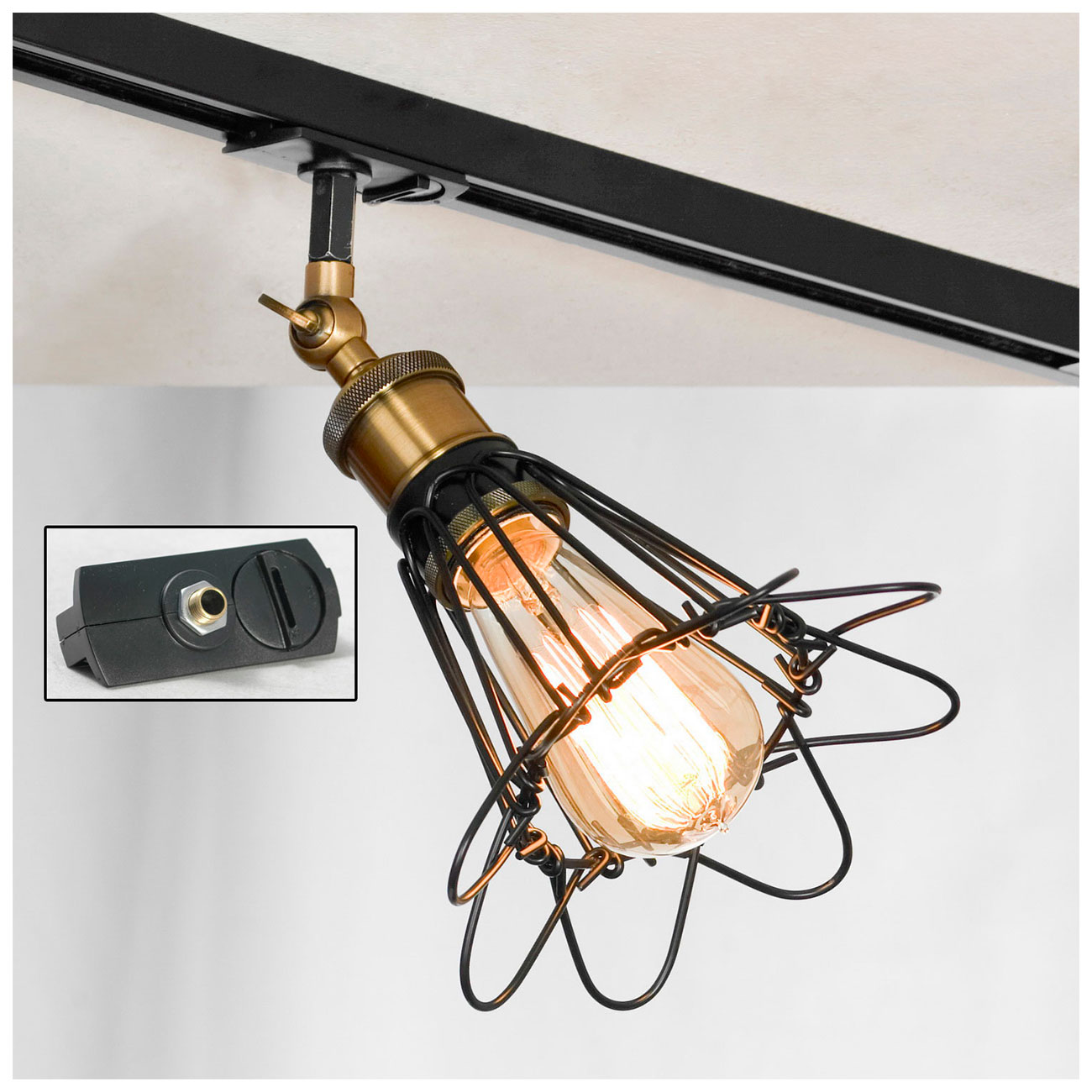 Изображение товара Трековый светильник Lussole LOFT Track Lights LSP-9109-TAB для интерьера лофт