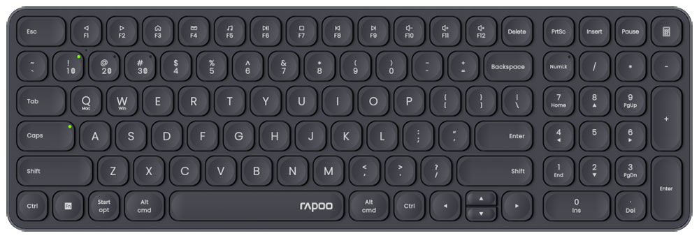 

Беспроводная клавиатура Rapoo E9310M, серый