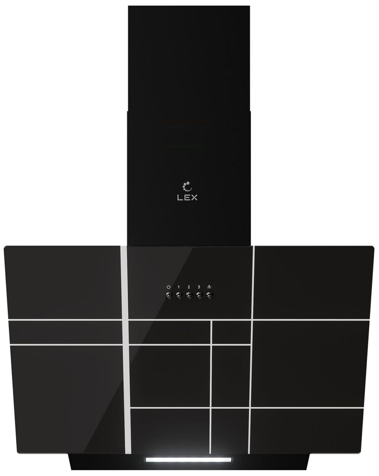 

Вытяжка LEX MOZA 600 R1 BLACK, Черный