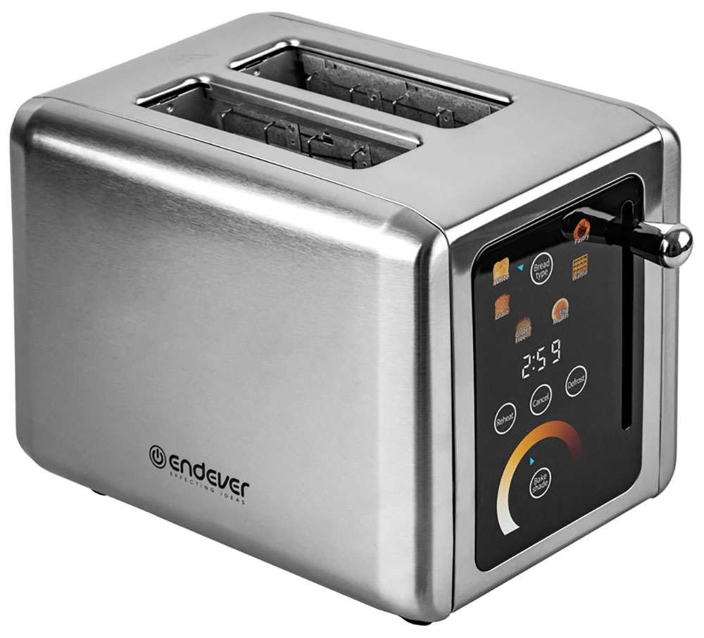 Изображение товара Тостер Endever SKYLINE ST-125, стальной (90598)