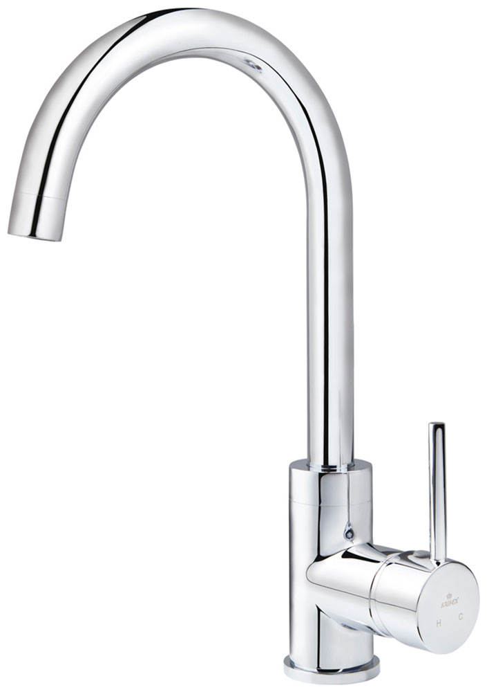 Изображение товара Кухонный смеситель Kaiser Merkur хромированный однорычажный с поворотным изливом