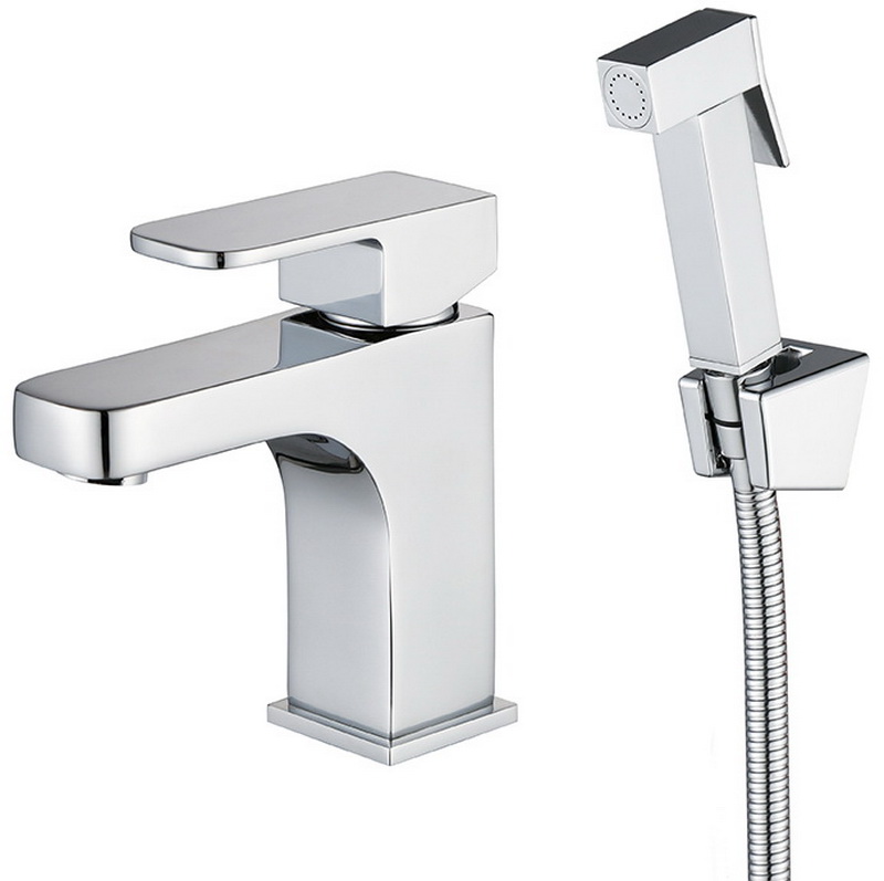 Изображение товара Смеситель Kaiser Sonat с гигиеническим душем хромированный 34088