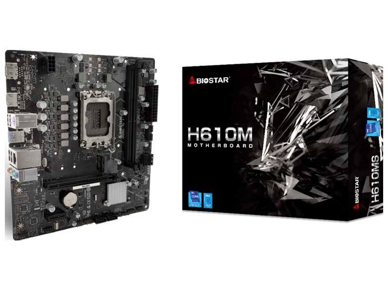 Изображение товара Материнская плата Biostar H610MS (s1700, mATX)