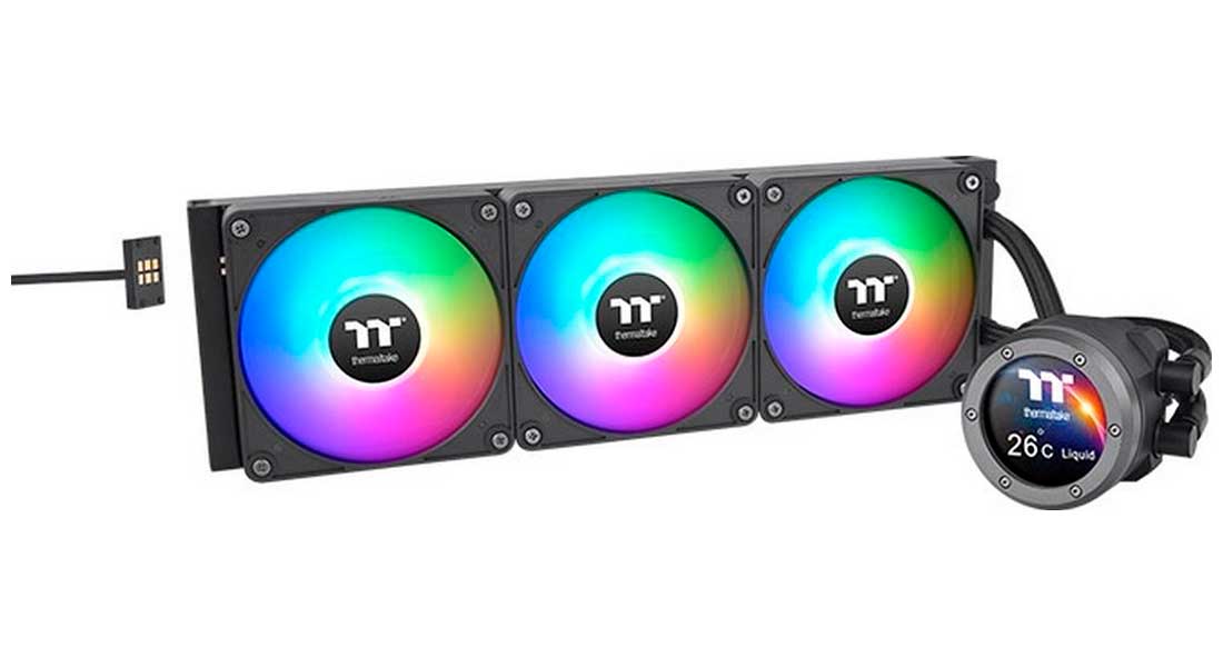 Изображение товара Жидкостная система охлаждения Thermaltake TH420 V2 Ultra EX ARGB с RGB подсветкой