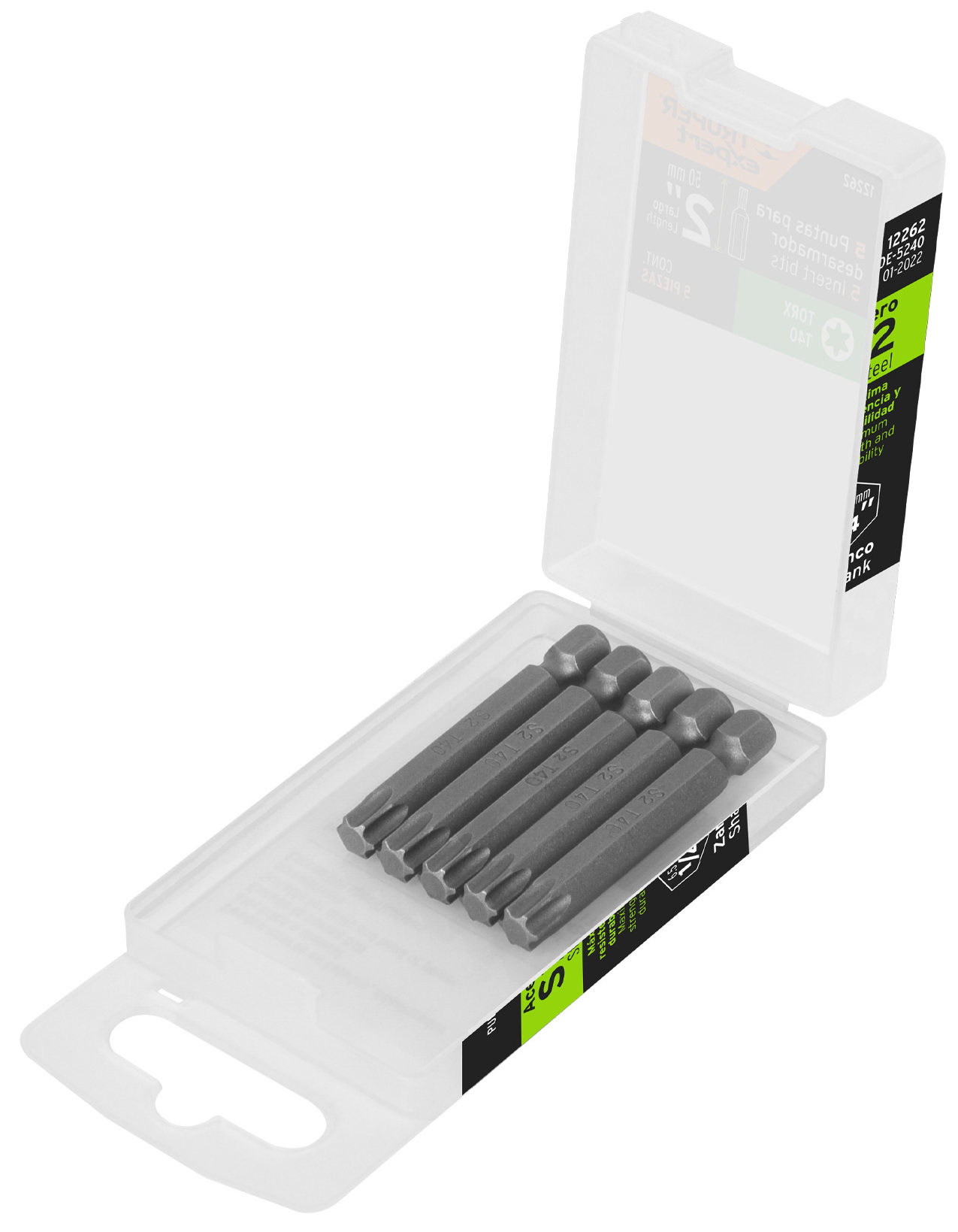 Изображение товара Набор бит Truper TORX T40, 50 мм, 5 шт (12262)