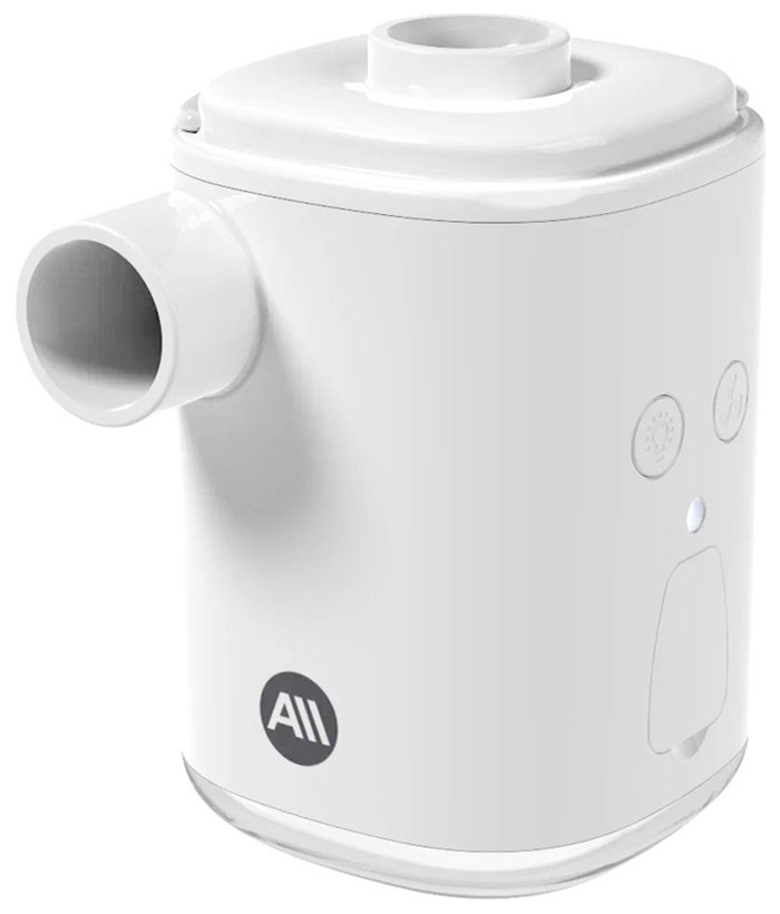 Изображение товара Электронасос для бассейнов, шаров для йоги Avalonica 3500 Па 2000 мАч, с функциями фонарика и Power Bank (AVA-AIR-007) белый