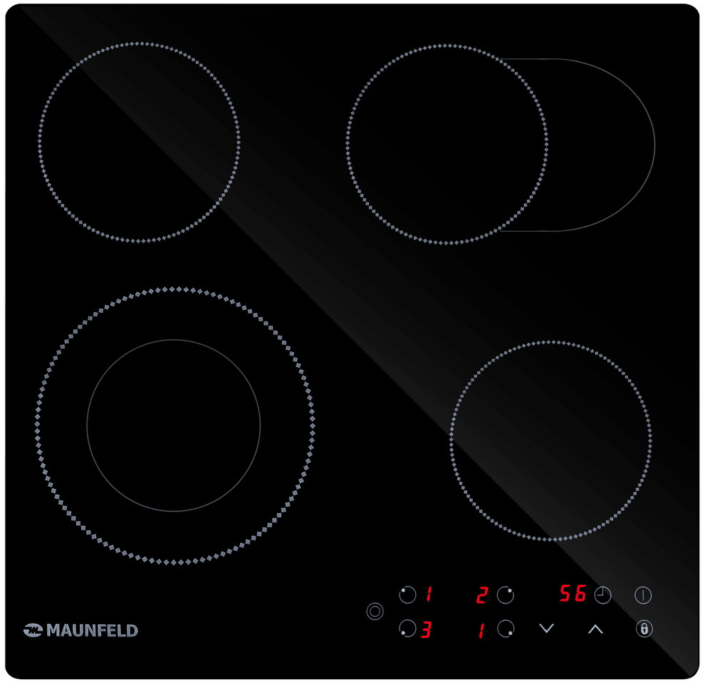 

Электрическая варочная панель Maunfeld EVCE594SMDPBK, Черный