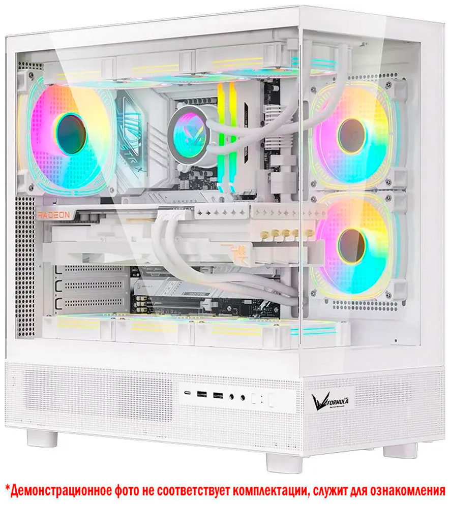 Изображение товара Компьютерный корпус Formula Crystal Z8 Cosmic, белый