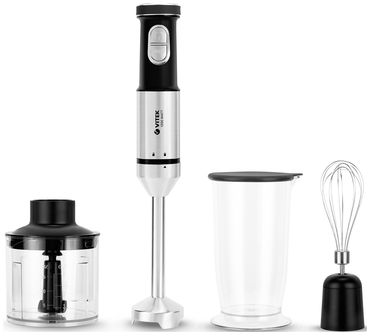 Изображение товара Погружной блендер Vitek Verde VT-1465 с мощностью 1200 Вт