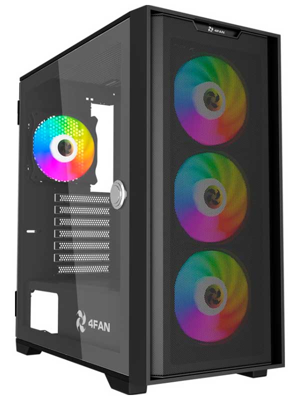 

Компьютерный корпус 4FAN Zulian Black, Черный