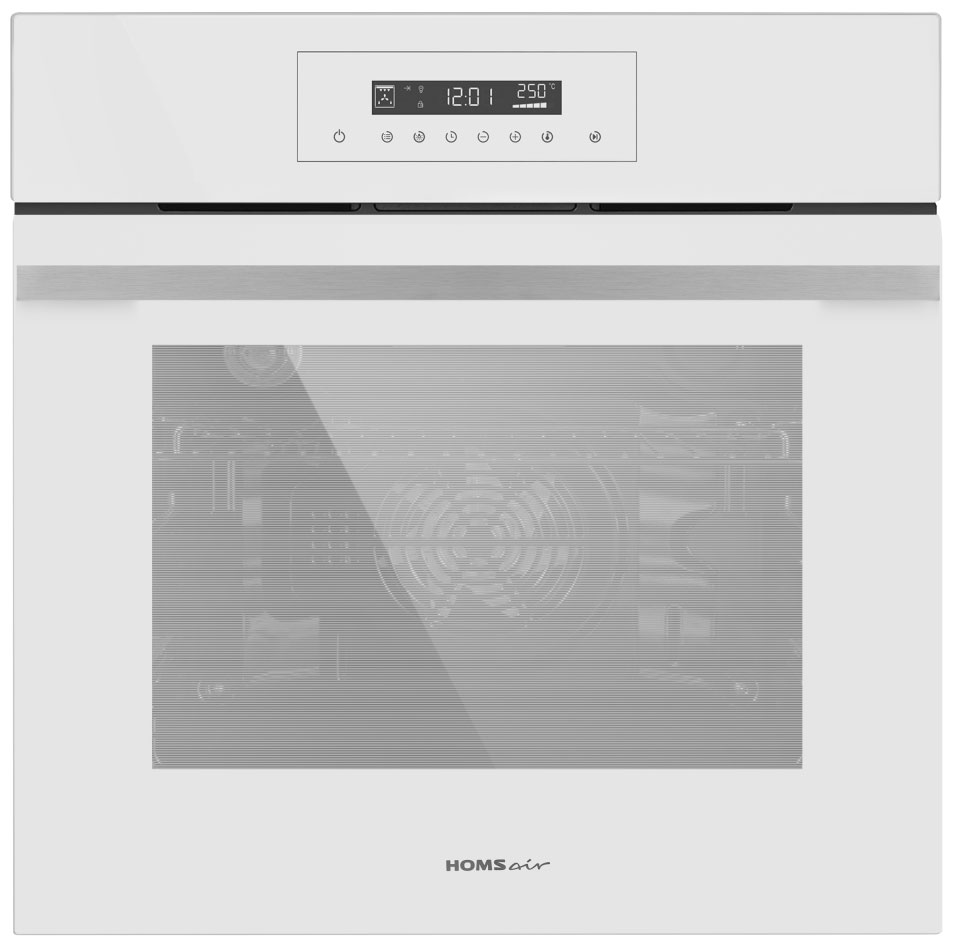 Изображение товара Электрический духовой шкаф Homsair OEH6010WH 60 л конвекция гриль сенсорное управление