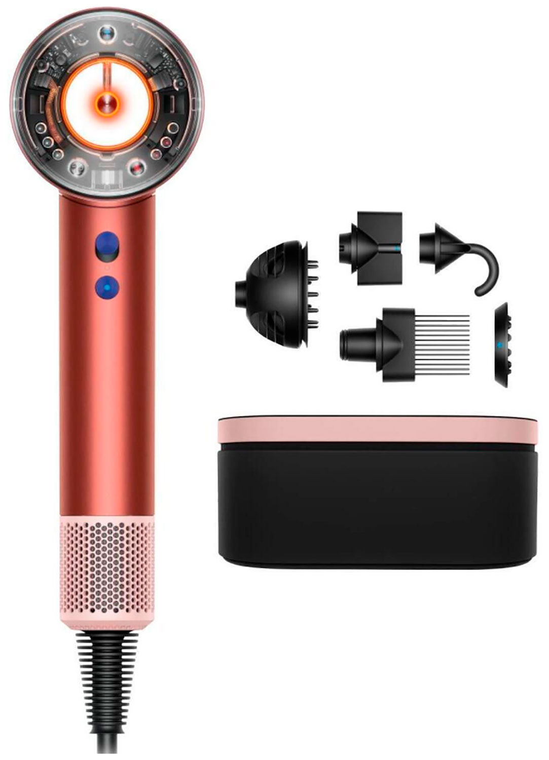 Изображение товара Фен Dyson SS HD16 Diffuz в цвете Strawberry Bronze, подарочная серия (EU)