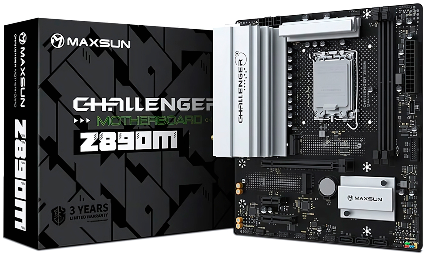 Изображение товара Материнская плата Maxsun MS-Challenger Z890M LGA1851 DDR5 MicroATX