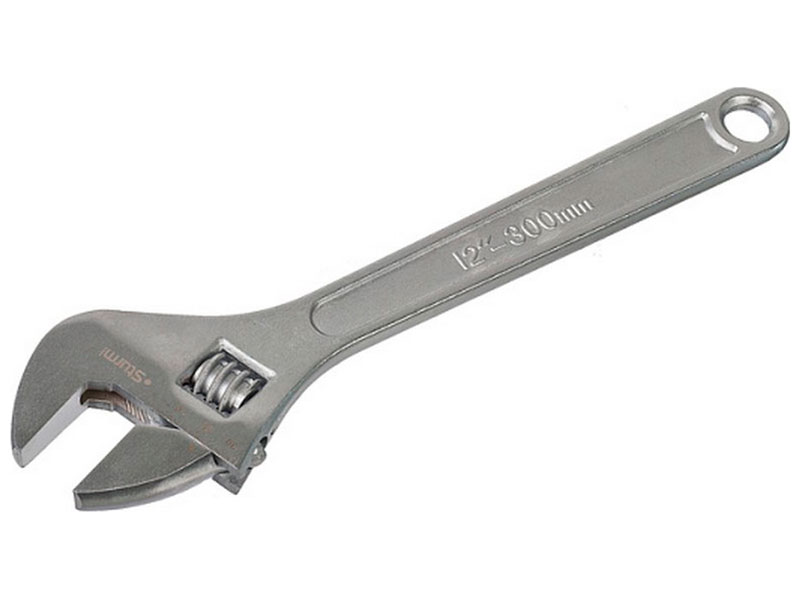 Изображение товара Разводной ключ Sturm! Промо, 300 мм, усиленный, металлическая рукоятка, подвес (1300104SP)