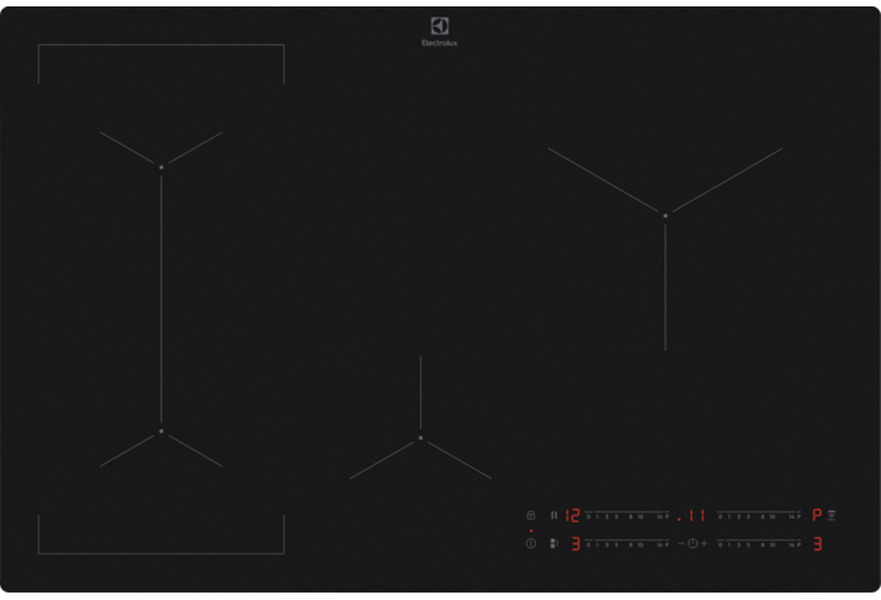 

Электрическая варочная панель Electrolux EIV83443CT, Черный матовый