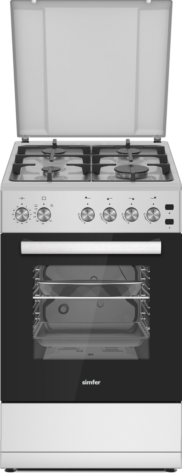 Изображение товара Газовая плита Simfer F56GG42025 серая эмаль