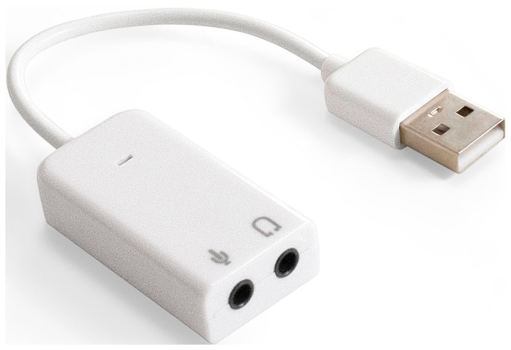 Изображение товара Внешняя звуковая карта USB ExeGate EX-AU-01S 2.0 с аналоговыми выходами