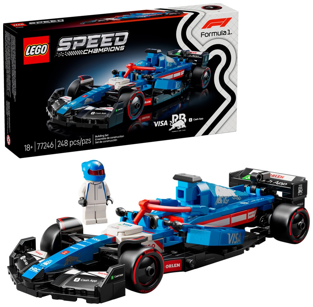 Изображение товара Конструктор LEGO Speed Champions RB F1 (77246) — подробная модель гоночного автомобиля Изображение товара Конструктор LEGO Speed Champions RB F1 (77246) — подробная модель гоночного автомобиля