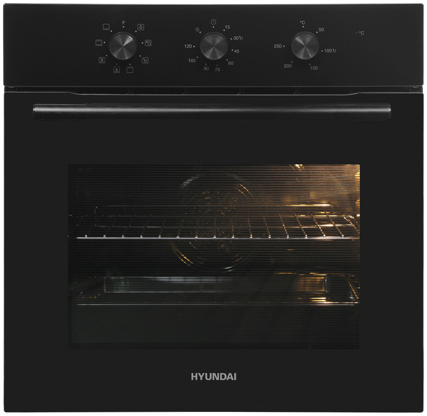 

Электрический духовой шкаф Hyundai HEO 66412 BG, черный