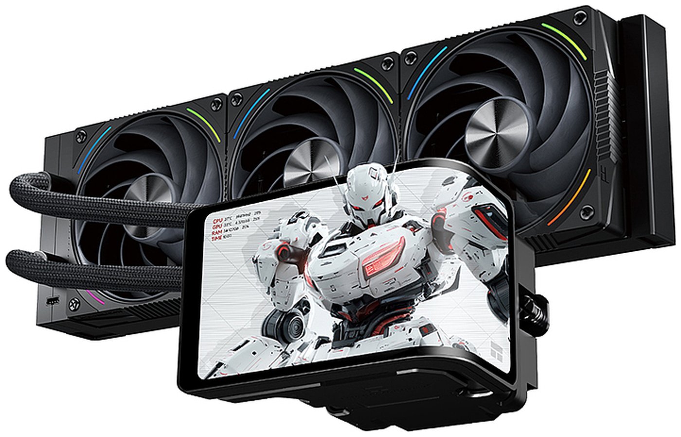 Изображение товара СЖО для процессоров Thermalright Wonder Vision 360 Turbo (W-VISION-TURBO-BL-360-ARGB)