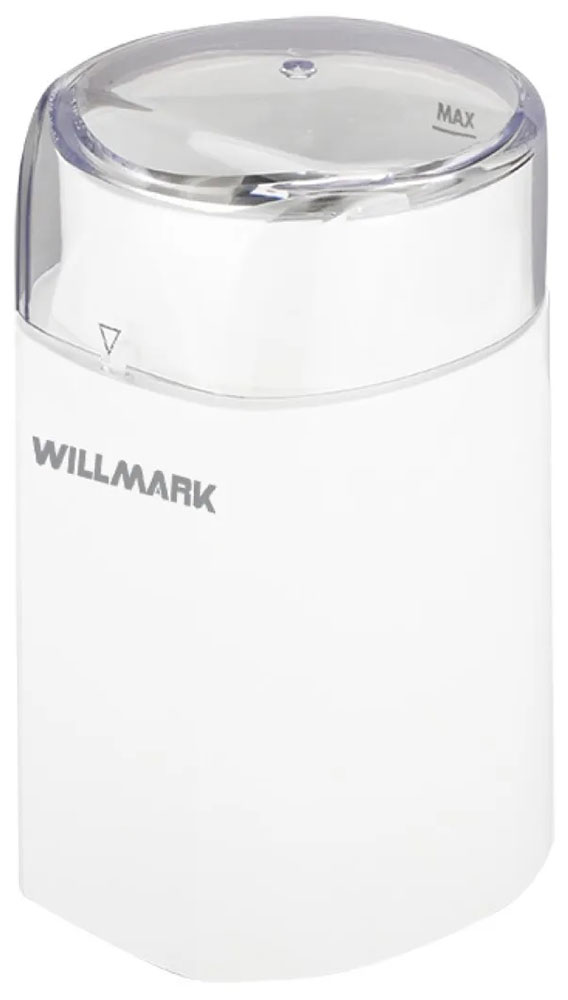 Кофемолка WILLMARK WCG-215 белая кофемолка willmark 180 вт wcg 215 2001373