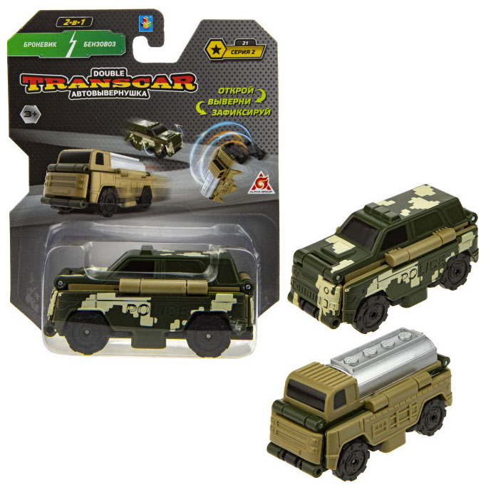 Изображение товара Броневик – Бензовоз 1 Toy Transcar Double Т20711